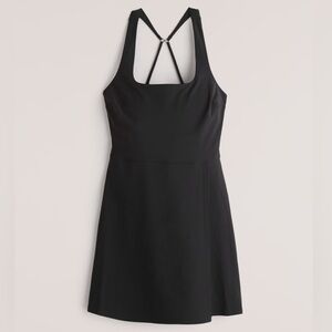 Abercrombie & Fitch Traveler Wrap Mini Dress in Black Size XXS